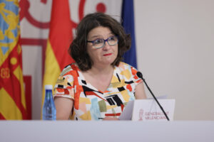 La exvicepresidenta portavoz y exconsellera de Igualdad, Mónica Oltra