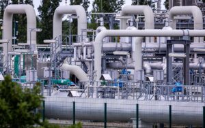 Instalaciones del gasoducto Nord Stream 1 en la estación receptora de Lubmin, en Alemania. El gasoducto que provee a Alemania desde Rusia se cerrará por tareas anuales de mantenimiento el 11 de julio, por un lapso previsto de unos diez días. Foto: Jens Büttner/dpa