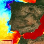 Temperatura del agua que rodea España a las 11.30 horas de hoy | Imagen de Puertos del Estado