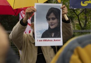 Una protesta en Berlín por la muerte de Mahsa Amini - Paul Zinken/dpa