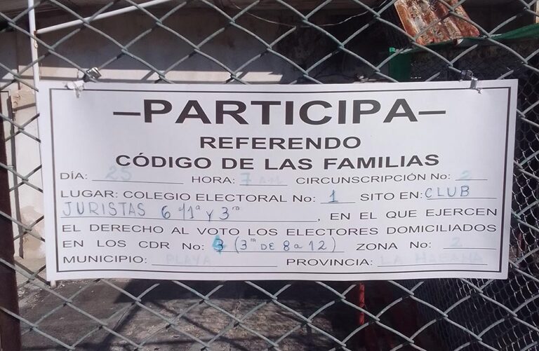 Referendo Código de las Familias