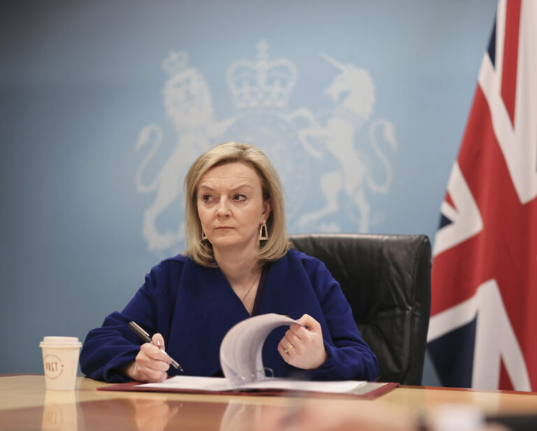 Liz Truss, primera ministra de Reino Unido