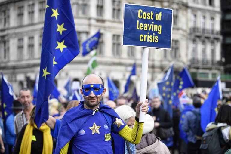 Manifestación a favor de la vuelta de Reino Unido a la UE en Londres - Beresford Hodge/PA Wire/dpa