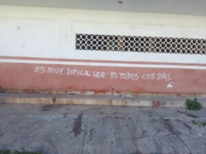 Pintada callejera en La Habana