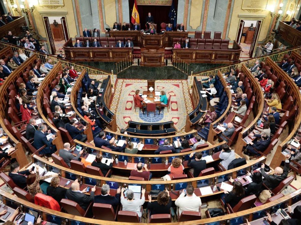 Hemiciclo del Congreso durante la celebración del Pleno | Foto del Congreso