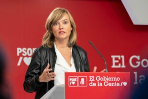 La portavoz del PSOE y ministra de Educación y Formación Profesional Pilar Alegría