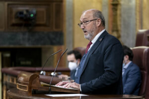 El diputado del PSOE, Juan Bernardo Fuentes, en su etapa en el Congreso / Foto: A. Pérez Meca - Europa Press
