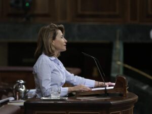 Raquel Sánchez, en el debate / Foto: Congreso de los Diputados