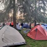 acampada de vecinos de San Fernando