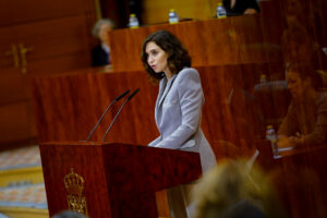 DÍAZ AYUSO INTERVIENE EN EL PLENO DE INVESTIDURA DE LA XIII LEGISLATURA