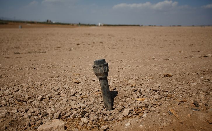 Zona seca con dispositivo para regar / Foto: Greenpeace