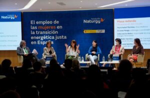 Presentación informe 'El empleo de las mujeres en la transición energética justa en España', publicado por Fundación Naturgy, en colaboración con el Instituto para la Transición Justa (ITJ) / Foto: Fundación Naturgy
