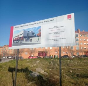 Próxima construcción de Centro de Salud de Vallecas