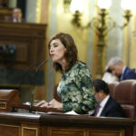 La portavoz del Grupo Plurinacional Sumar, Marta Lois, durante una intervención en la Cámara baja. (Foto: Congreso)