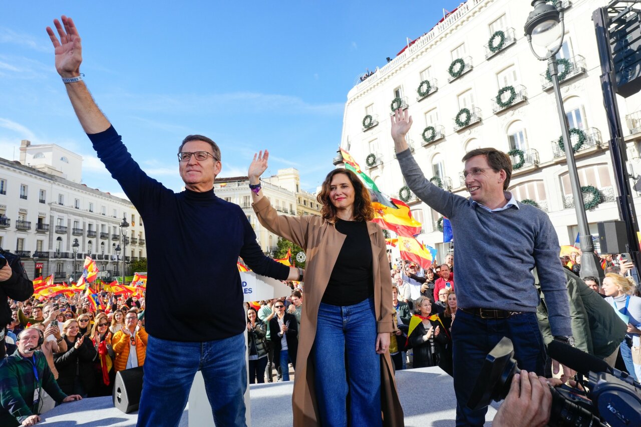 feijóo, ayuso y almeida