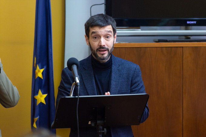 Bustinduy durante su intervención | Foto del Ministerio de Derechos Sociales