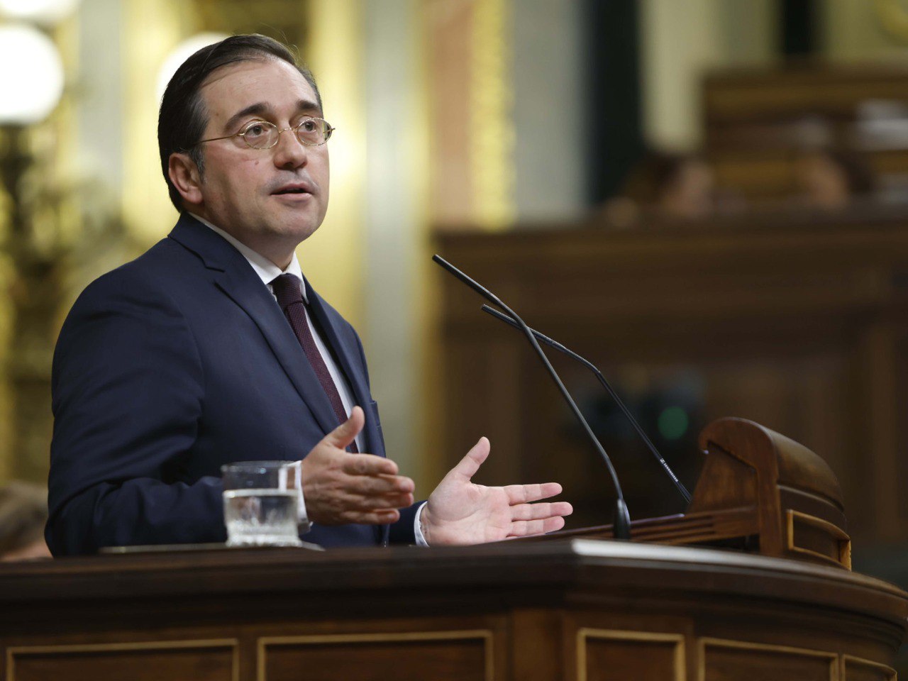 El ministro de Asuntos Exteriores, Unión Europea y Cooperación, José Manuel Albares, en una imagen de archivo. (Foto: Congreso)