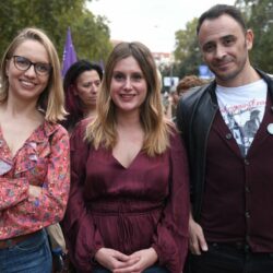 Roberto Sotomayor junto a Carolina Alonso y Alejandra Jacinto en una imagen de archivo. (Foto: X de Roberto Sotomayor)