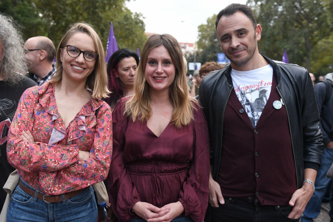 Roberto Sotomayor junto a Carolina Alonso y Alejandra Jacinto en una imagen de archivo. (Foto: X de Roberto Sotomayor)