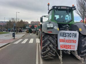 Imagen de las protestas de los agricultores 2