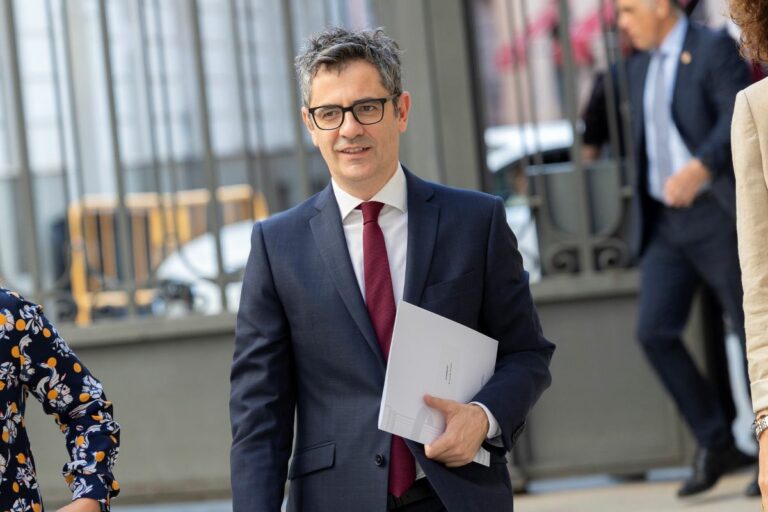 El ministro de la Presidencia, Justicia y Relaciones con las Cortes, Félix Bolaños. (Foto: PSOE/Eva Ercolanese)
