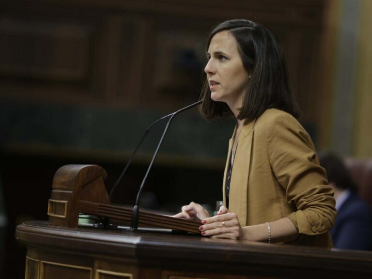 Ione Belarra en el Pleno del Congreso. (Foto: Congreso)