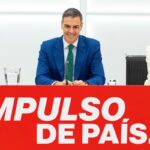 El presidente del Gobierno y líder del PSOE, Pedro Sánchez, en la reunión de la Comisión Ejecutiva Federal en la sede Ferraz. (Foto: PSOE / Eva Ercolanese)