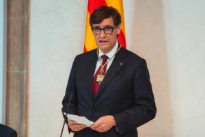 El nuevo presidente de la Generalitat de Cataluña, Salvador Illa. (Foto: Generalitat)
