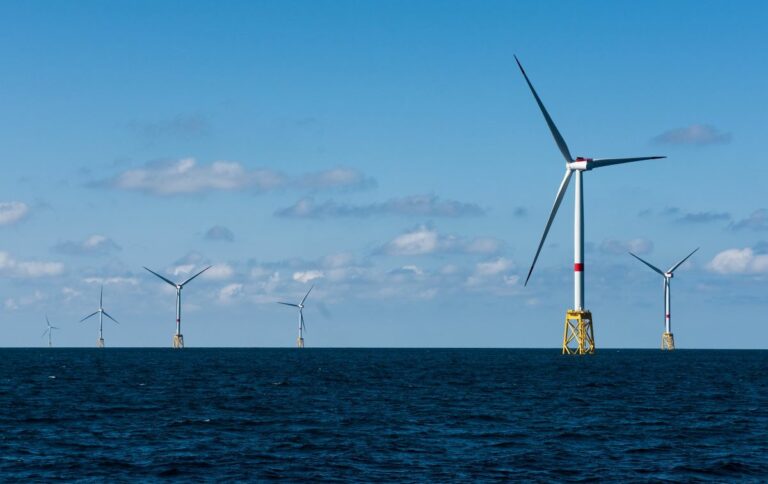 Parque eólico de Saint-Brieuc en Francia. (Foto: Iberdrola)