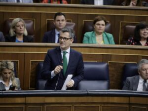 El ministro de la Presidencia, Justicia y Relaciones con las Cortes, Félix Bolaños. (Foto: Congreso)
