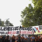 Imagen de la marcha por la vivienda en Madrid. (Foto: Sindicato de inquilinas e inquilinos de Madrid)