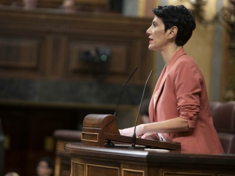 La ministra de Inclusión y Seguridad Social, Elma Saiz, en una imagen de archivo en el Congreso. (Foto: Ministerio de Inclusión y Seguridad Social)