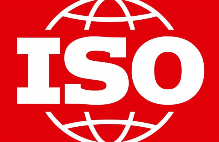 Logotipo de ISO. - UNE