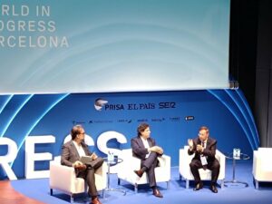 Mesa redonda ‘El agua ya no cae del cielo’ de las jornadas World in Progress organizadas por Prisa / Foto: Europa Press