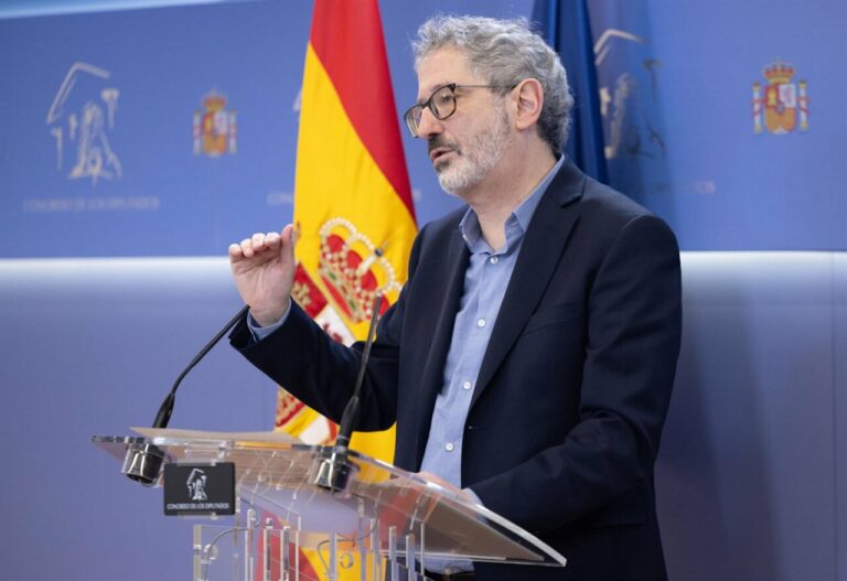 El portavoz económico de Sumar, Carlos Martín / Foto: Eduardo Parra - Europa Press