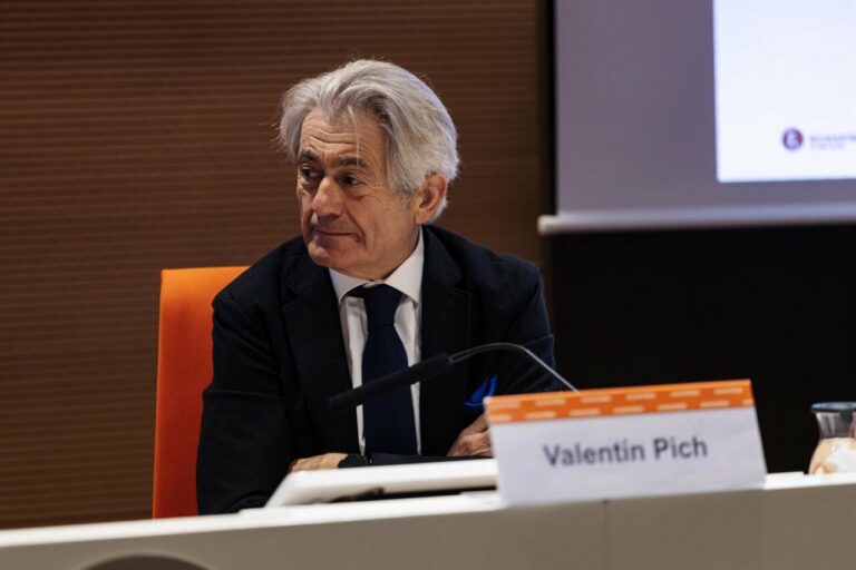 El Presidente del CGE, Valentín Pich / Foto: Carlos Luján - Europa Press