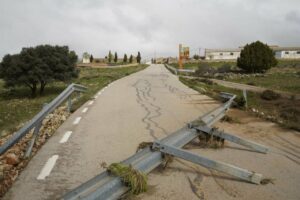 Daños causados por la DANA en La Yunta, en Guadalajara. - Foto: Diputación de Guadalajara