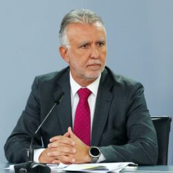 Torres se “desahogó” con Koldo ante las reticencias de Illa para adquirir test El ministro de Política Territorial y Memoria Democrática, Ángel Víctor Torres, durante la rueda de prensa posterior al Consejo de Ministros. (Foto: Moncloa)