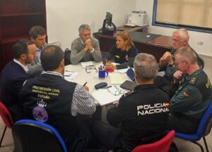 El ministro del Interior, Fernando Grande-Marlaska, reunido con responsables policiales | Foto del Ministerio del Interior