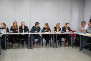 El presidente de la Generalitat, Carlos Mazón, en la reunión del Centro de Coordinación Operativa Integrado (CECOPI). (Fuente: Generalitat)