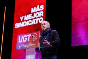 El secretario general de UGT, Pepe Álvarez, en el Congreso Confederal del sindicato. (Foto: UGT)