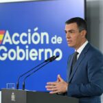 El presidente del Gobierno, Pedro Sánchez, en su comparecencia en Moncloa para informar del paquete de medidas para los afectados por la DANA. (Foto: Pool Moncloa/ Borja Puig de la Bellacasa)