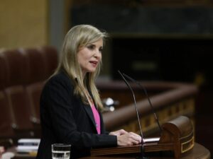 Verónica Martínez Barbero, nueva portavoz de Sumar en el Congreso, en una imagen de archivo. (Foto: Congreso)