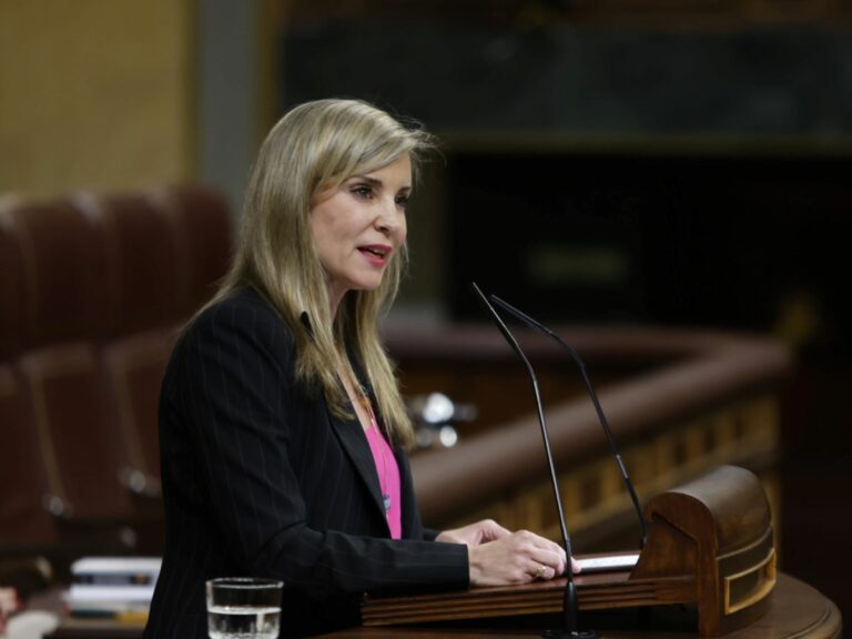 Verónica Martínez Barbero, nueva portavoz de Sumar en el Congreso, en una imagen de archivo. (Foto: Congreso)
