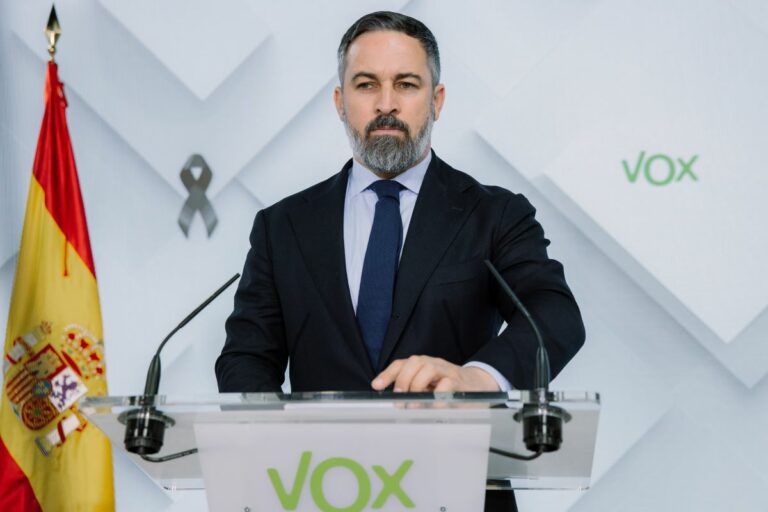 El presidente de Vox, Santiago Abascal, en una imagen de archivo. (Foto: Vox)