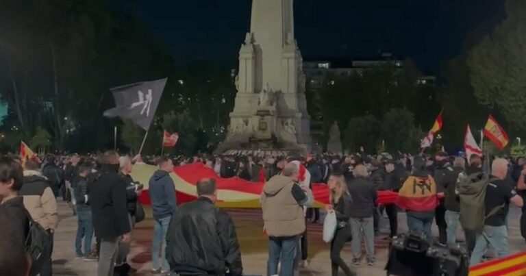 El PSOE condena que las calles de Madrid sean escenario de "gritos fascistas y saludos nazis de nuevo" / Foto: Europa Press