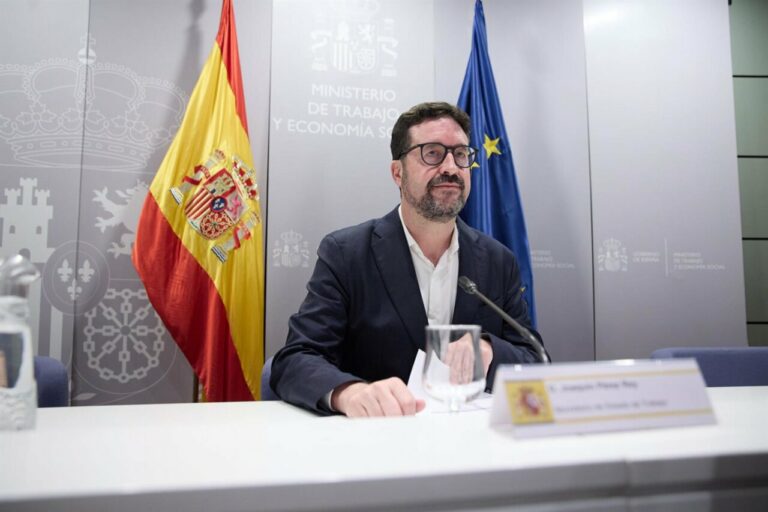 El secretario de Estado de Trabajo, Joaquín Pérez Rey / Foto: Jesús Hellín - Europa Press