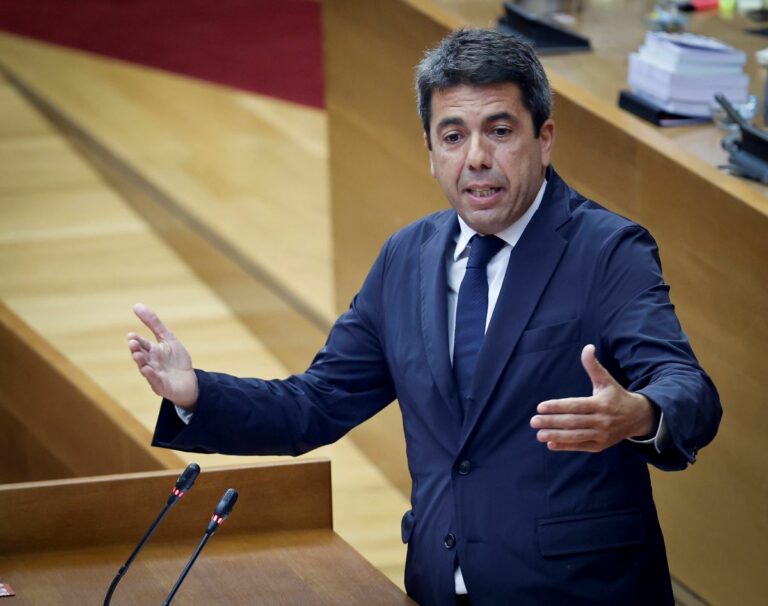 El presidente de la Generalitat Valenciana, Carlos Mazón, en una imagen de archivo. (Foto: Les Corts)