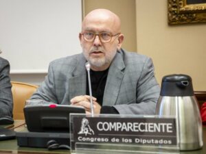 Gonzalo Boye, abogado de Carles Puigdemont, compareciendo en el Congreso / Foto: Congreso de los Diputados