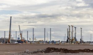 Así avanzan las obras de Powerco para la construcción de la gigafactoría en Sagunt / Foto: Miguel Lorenzo - PowerCo